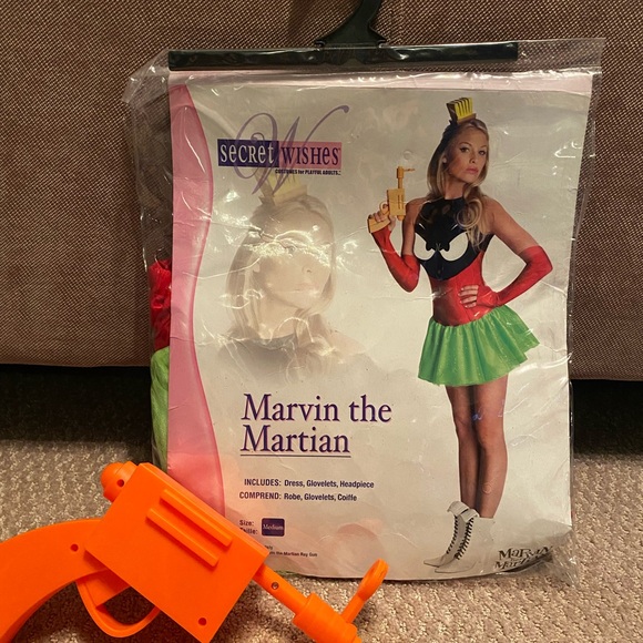 Halloween costume-Marvin the Martian - size medium - Picture 1 of 2